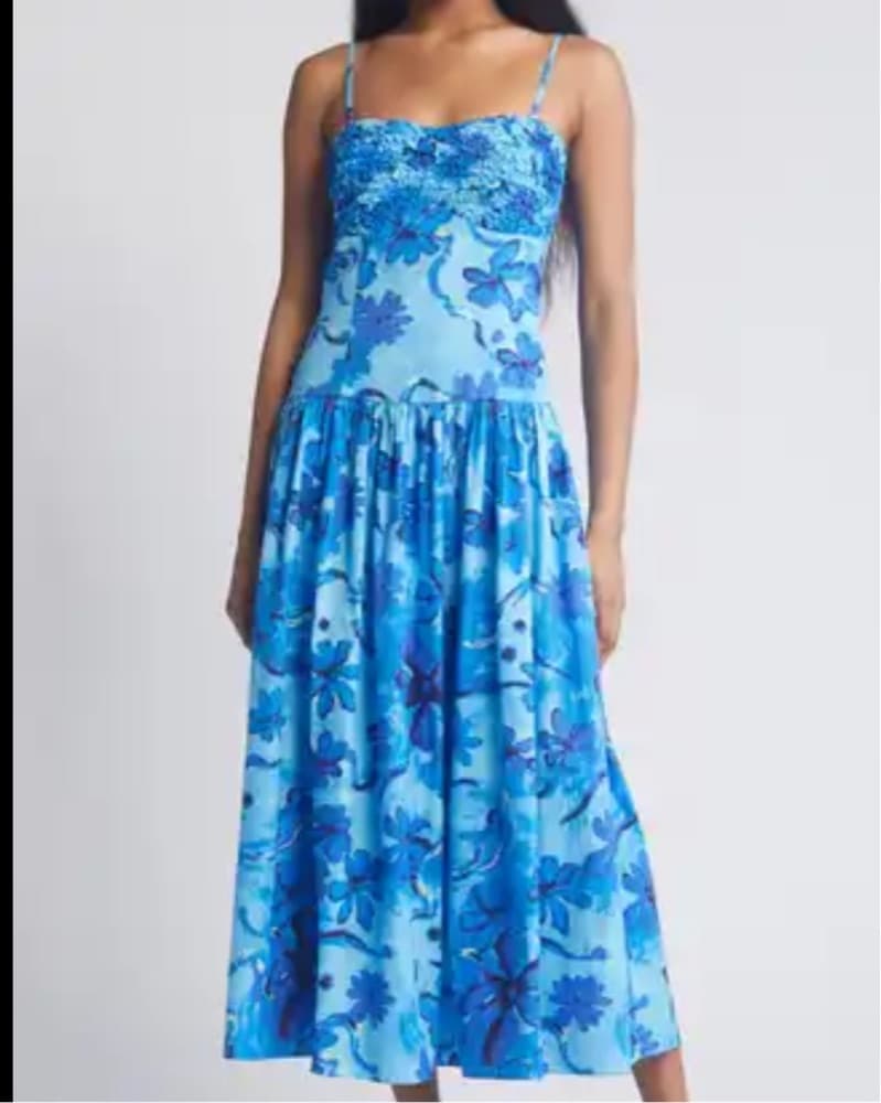 Beautiful Blue Dropwaist Dress - Image 2