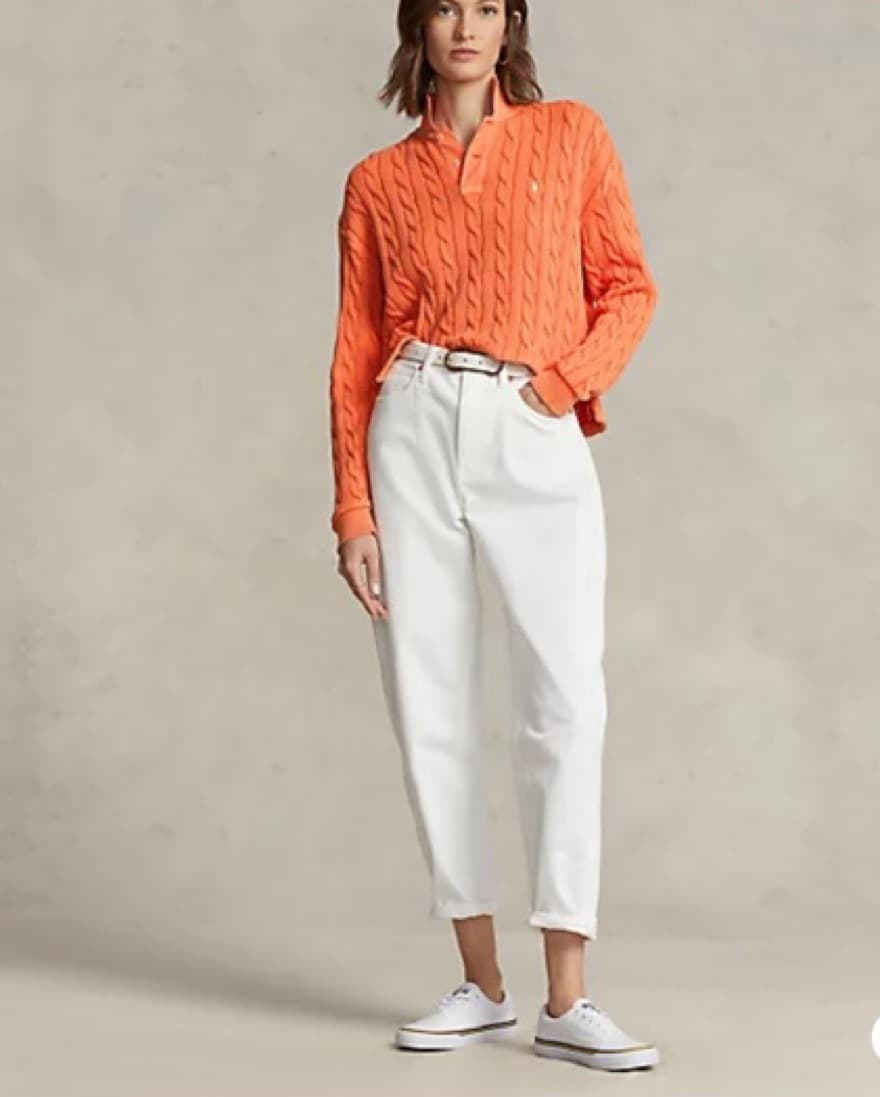 Ralph Lauren Cable Knit Polo - Image 2