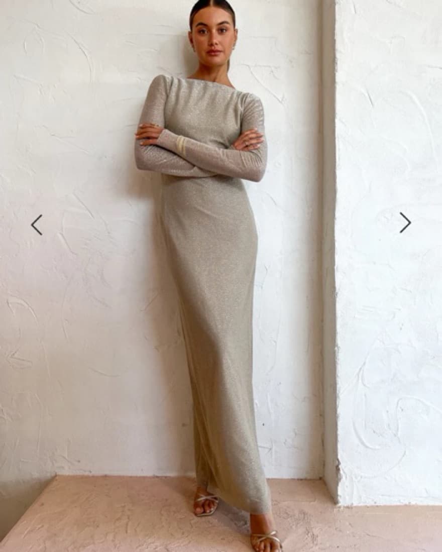 Gold Ibizia Maxi Dress By Camilla & Marc - Image 5