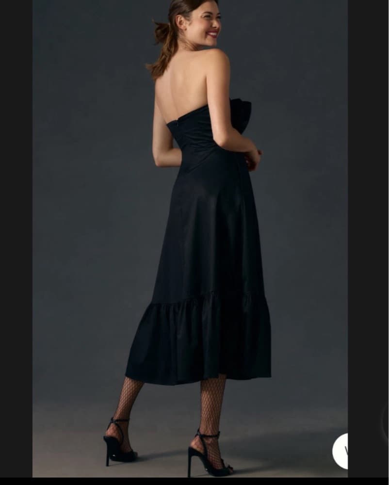 Anthropologie Midi Bow Dress  - Image 2