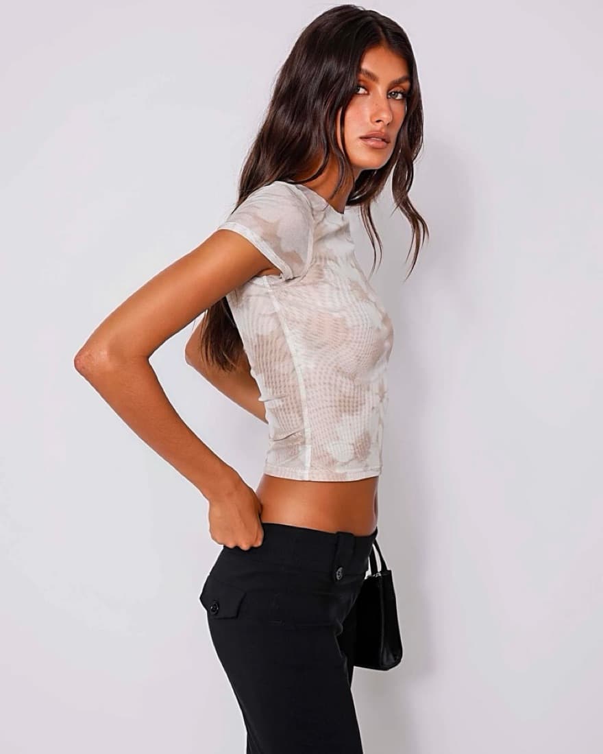 Floral Printed T-Shirt - Image 3