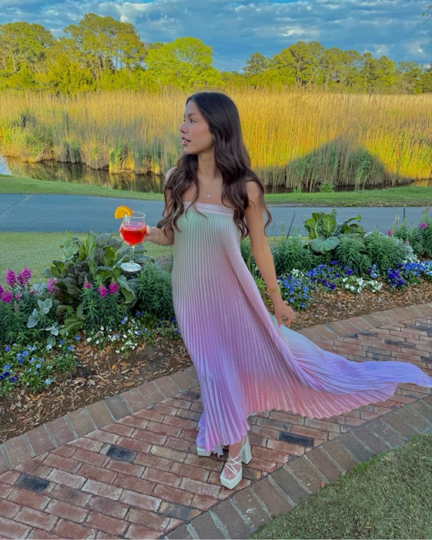 Anthropologie L’idee Bisous Maxi Dress - Image 3