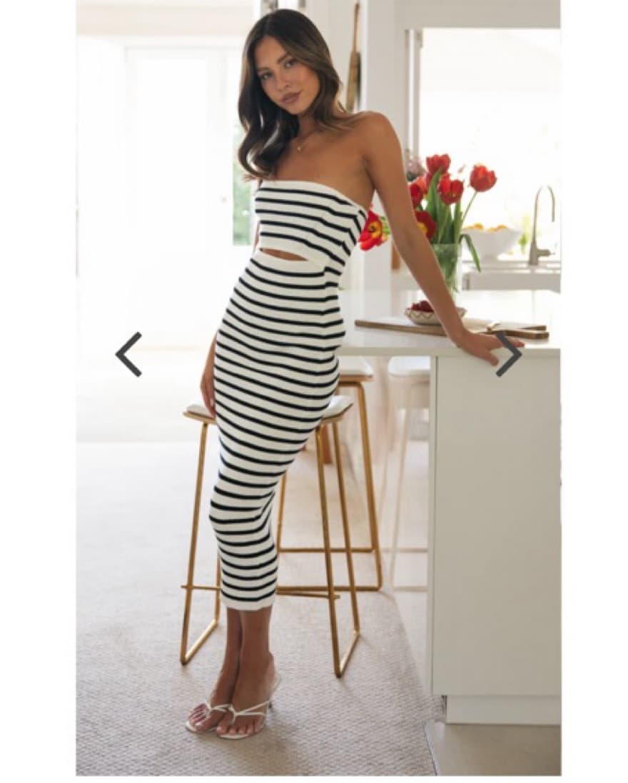 MURA  Striped Dress - Image 2