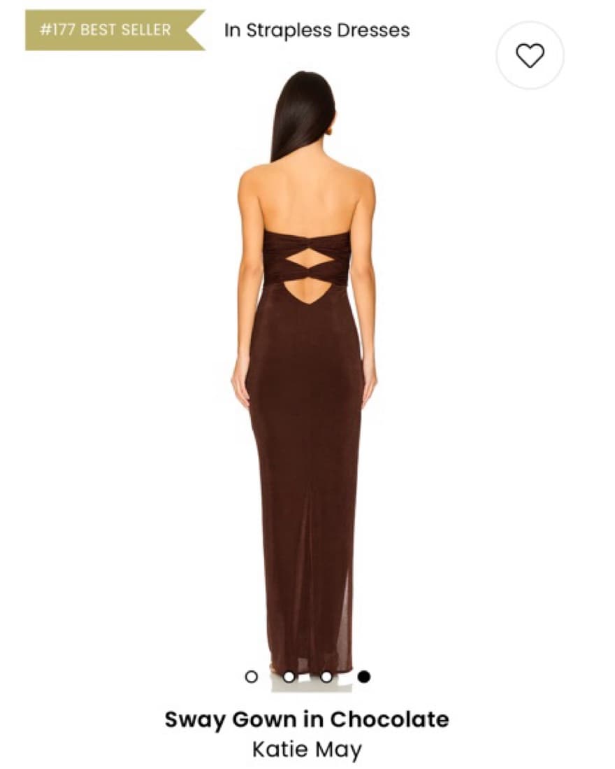 Brown Revolve Formal Dress - Image 5