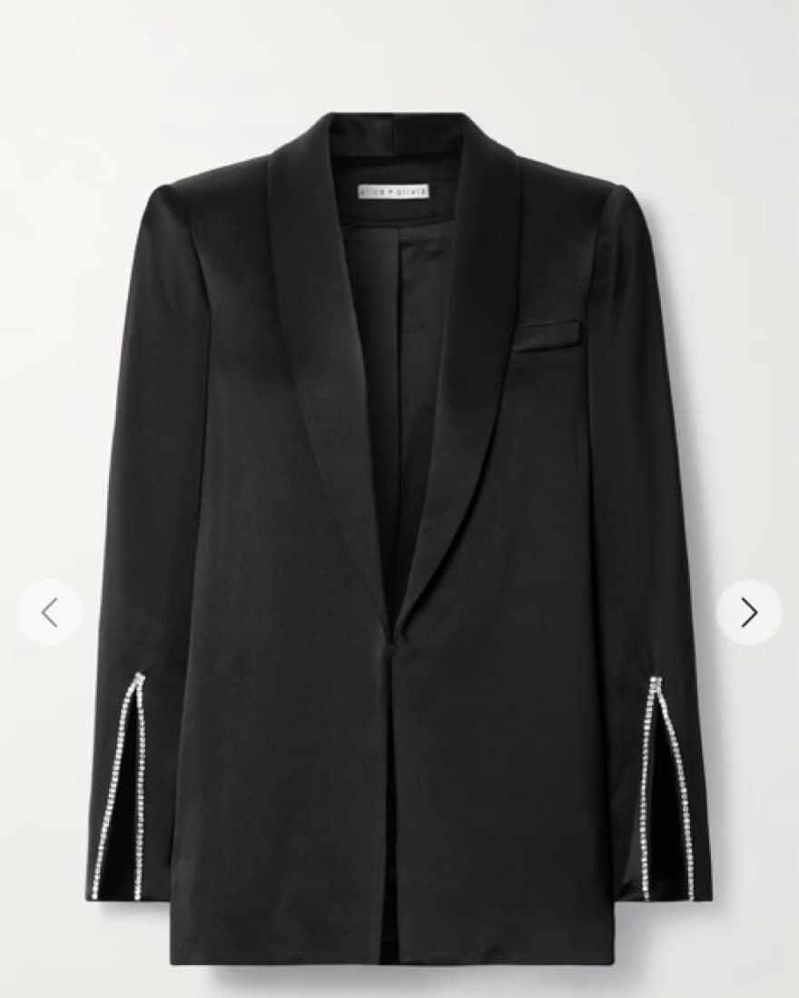 Alice + Olivia Jace Embellished Blazer - Image 4