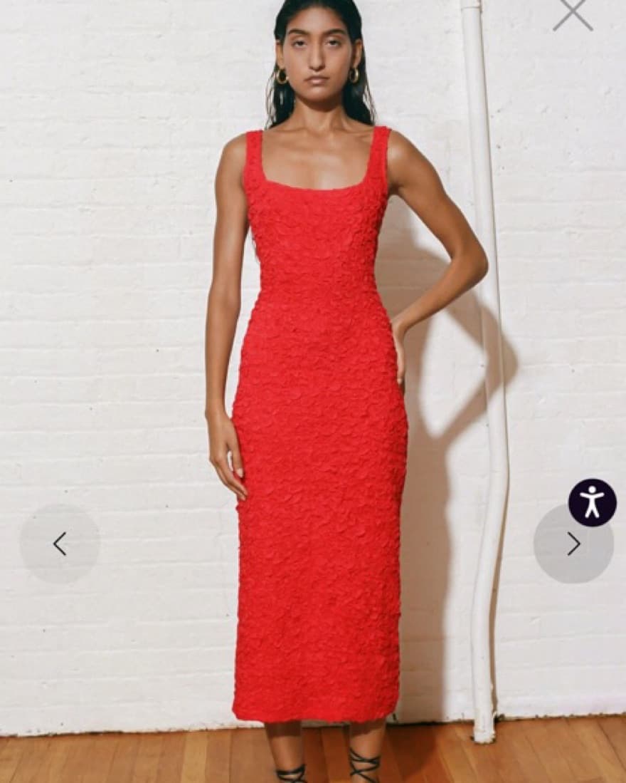 Mara Hoffman Red Dress - Image 3