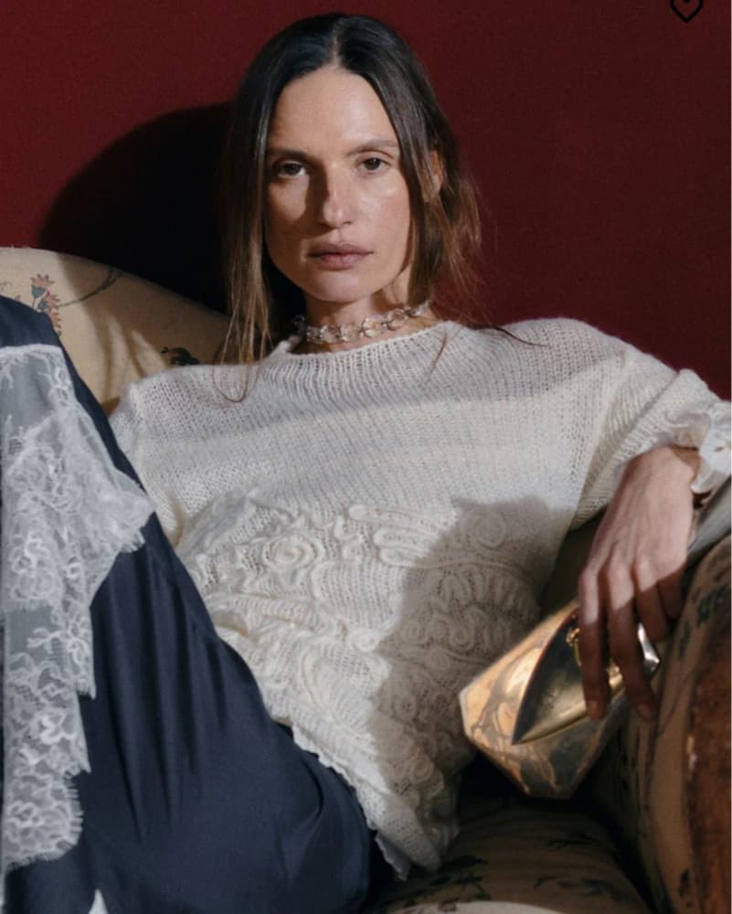 Laagam KALEA ECRU KNIT Sweater - Image 2