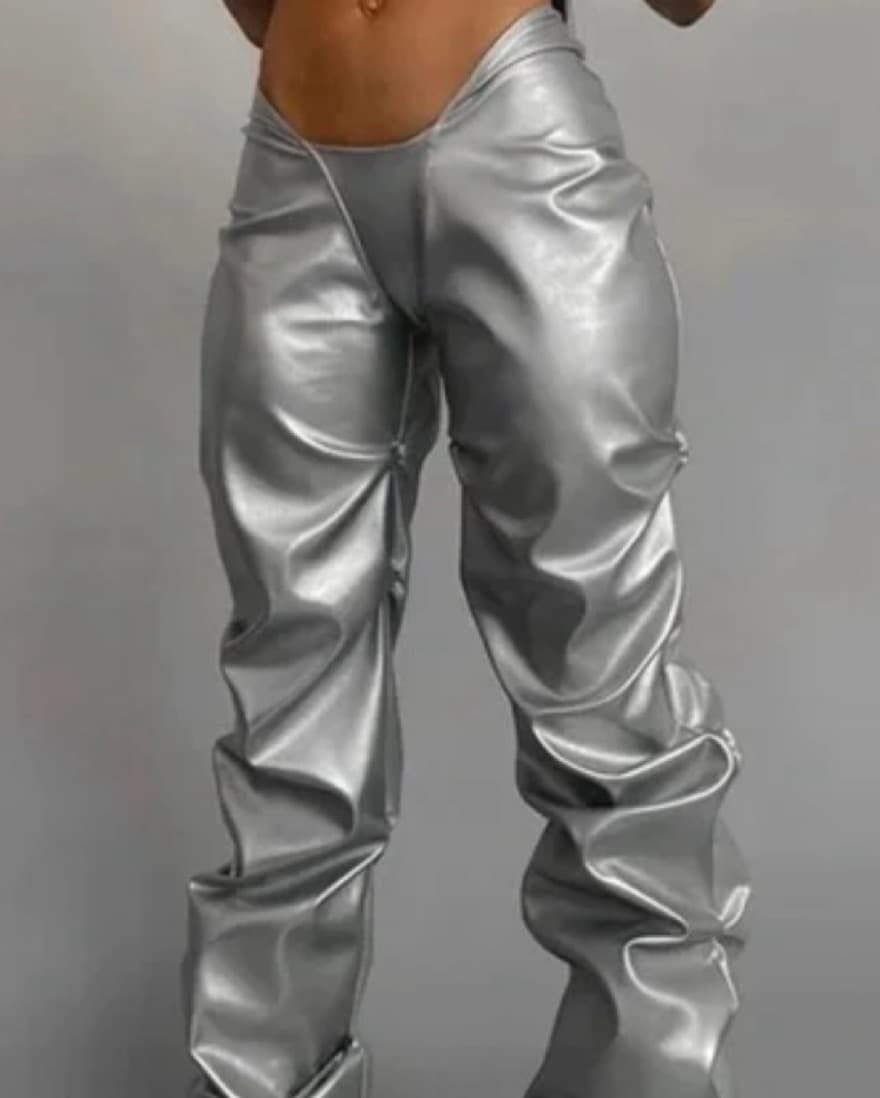 Tlzfemme ICONIC Silver pants - Image 2