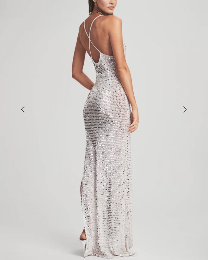Retrofete MARIE SEQUIN CROCHET DRESS - Image 1