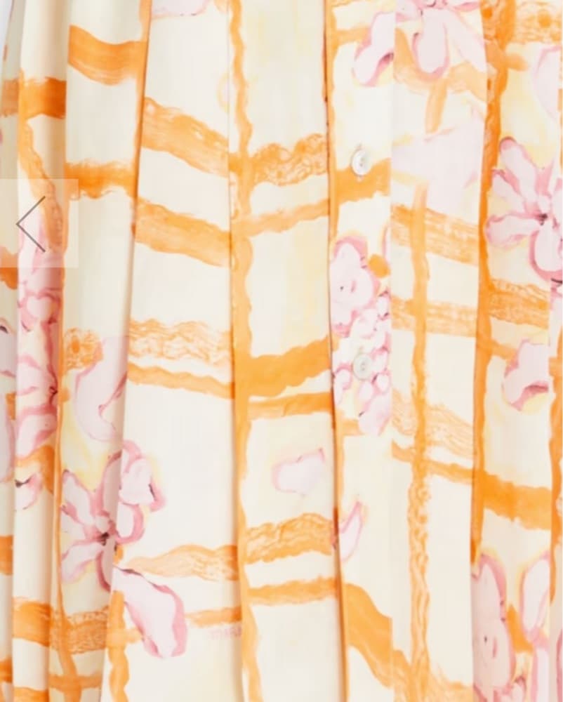Marni Pleated Knee Length Skirt - Image 4