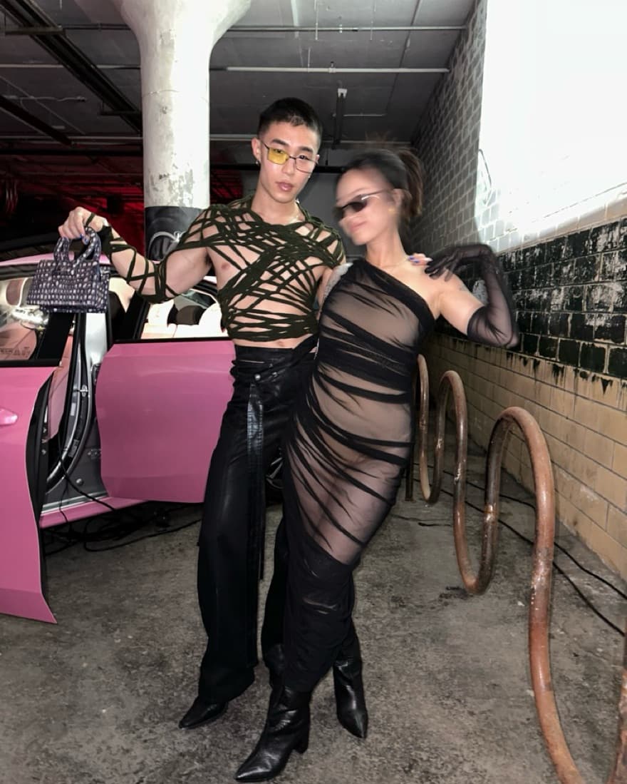 🖤Sheer One Shoulder It Girl Dress - Image 2
