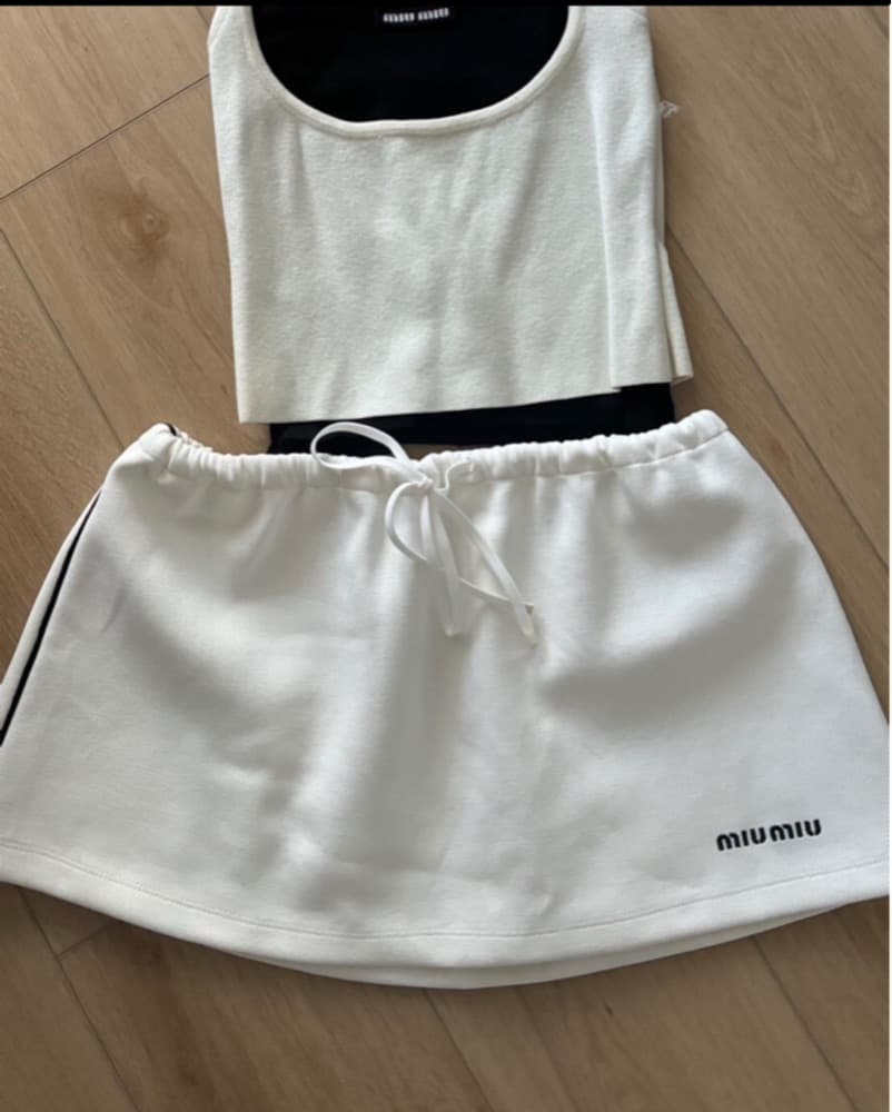 Black And Whie Miu Miu Set  - Image 1