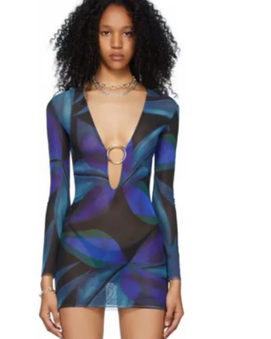 Louisa Ballou Mesh Coverup Dress - Image 1