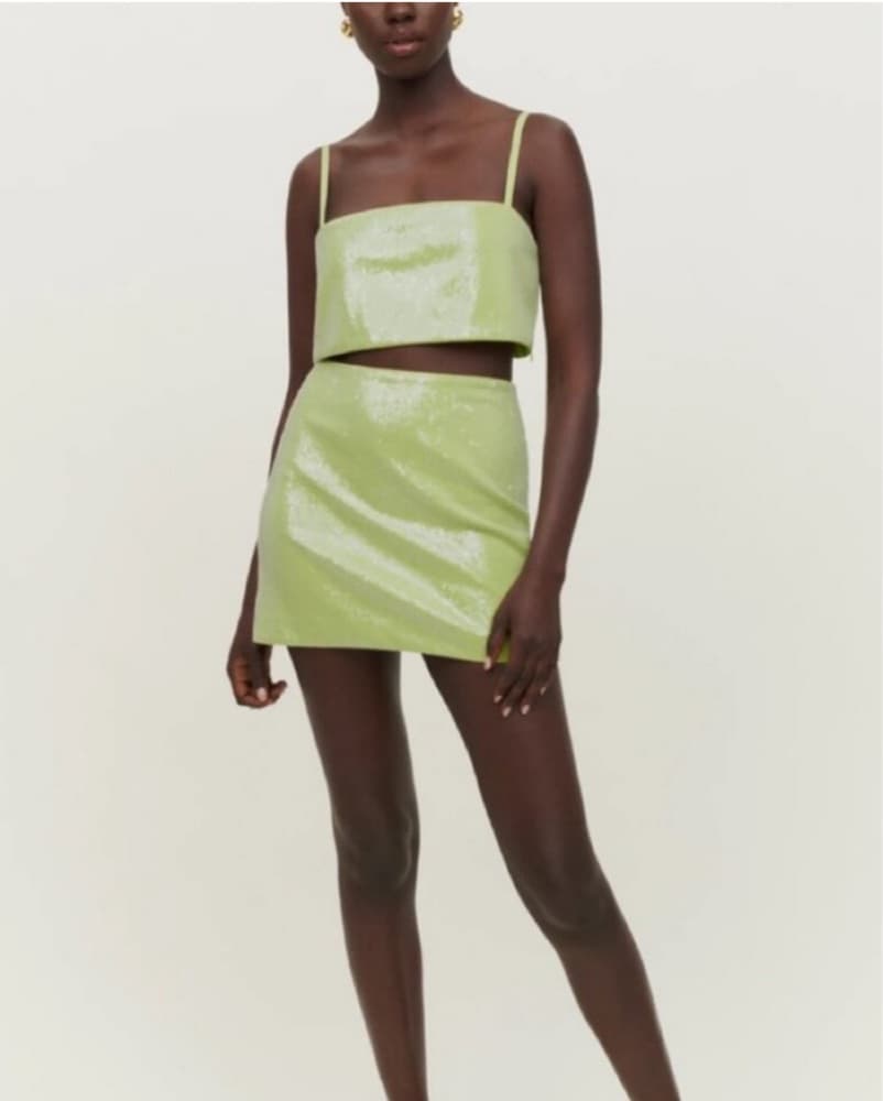 Reformation Dream Sequin Two Piece Set - Image 2