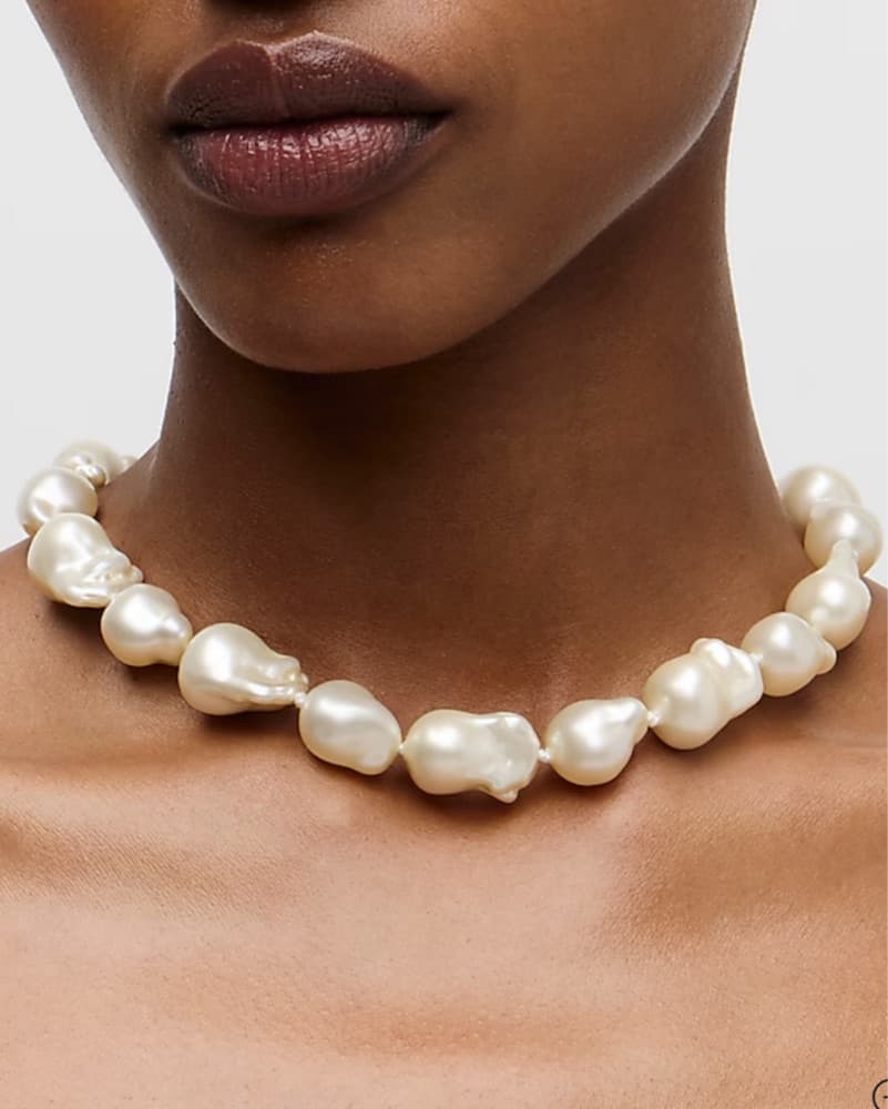 J Crew Baroque Pearl Necklace  - Image 1