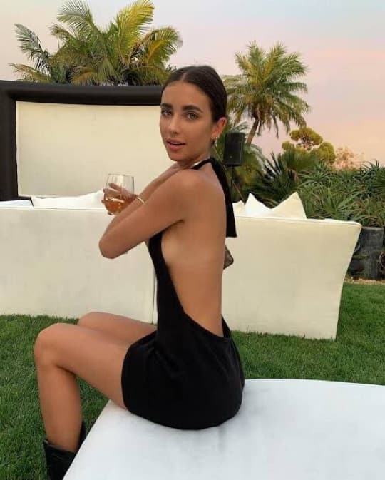 Bamba Swim Black Halter Mini Dress - Image 2