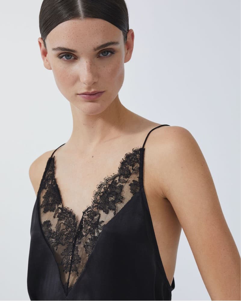Iro Silk Lace Top - Image 2