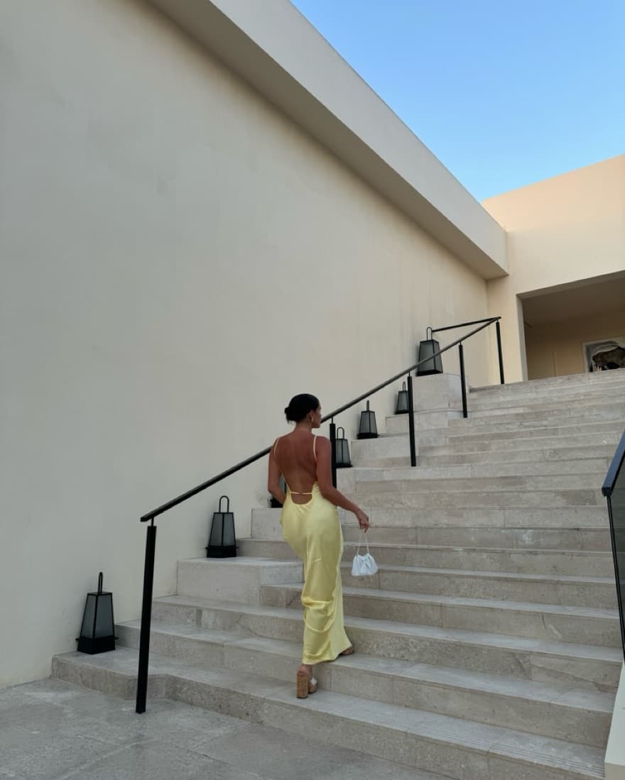 Rumored Yellow Maxi Dress - Image 5