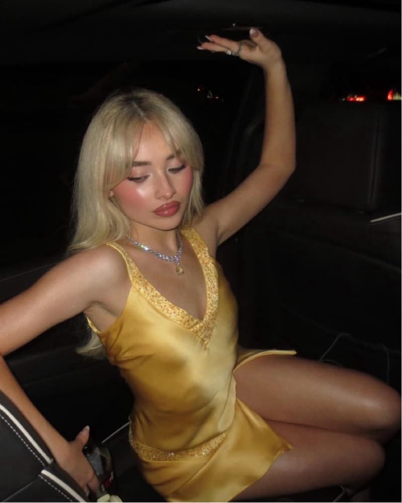 Sabrina Carpenter Allure Yellow Dress  - Image 1