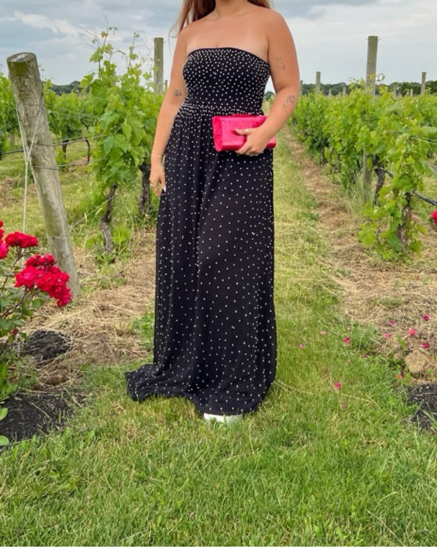 Retrofete Formal Black Maxi Dress - Image 3