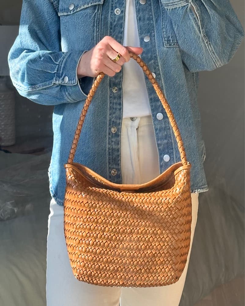 Madewell Handwoven Leather Shoulder Bag - Image 4