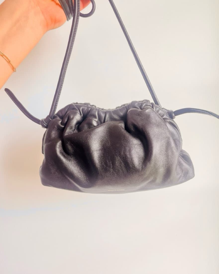 Mansur Gravriel Black Small Cloud Purse - Image 1