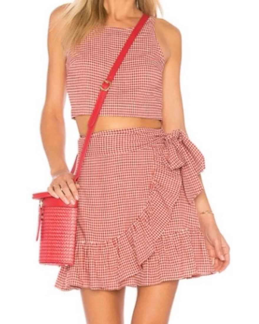 Tularosa Two Piece Gingham Set - Image 2