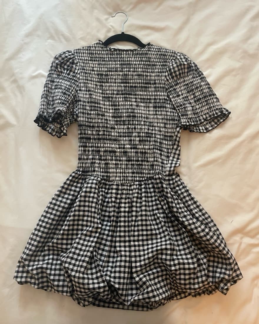 Apres Studio Gingham Bubble Dress - Image 4