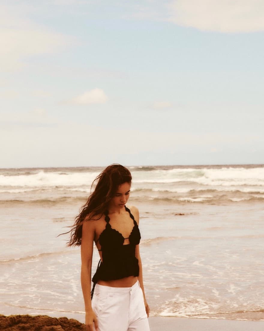 black crochet top - Image 4