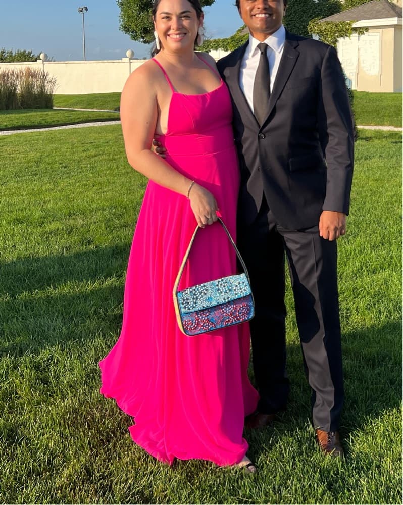 Hot Pink Backless Lulu’s Formal Dress - Image 4