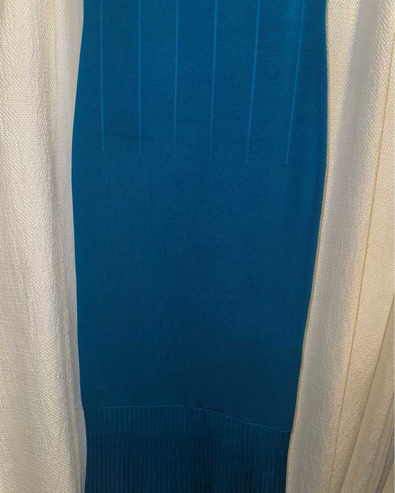 Galvan Blue Midi Dress  - Image 5
