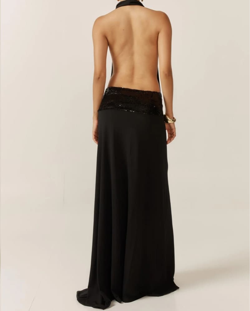 Ance Gria Adele Gown - Black - Image 5