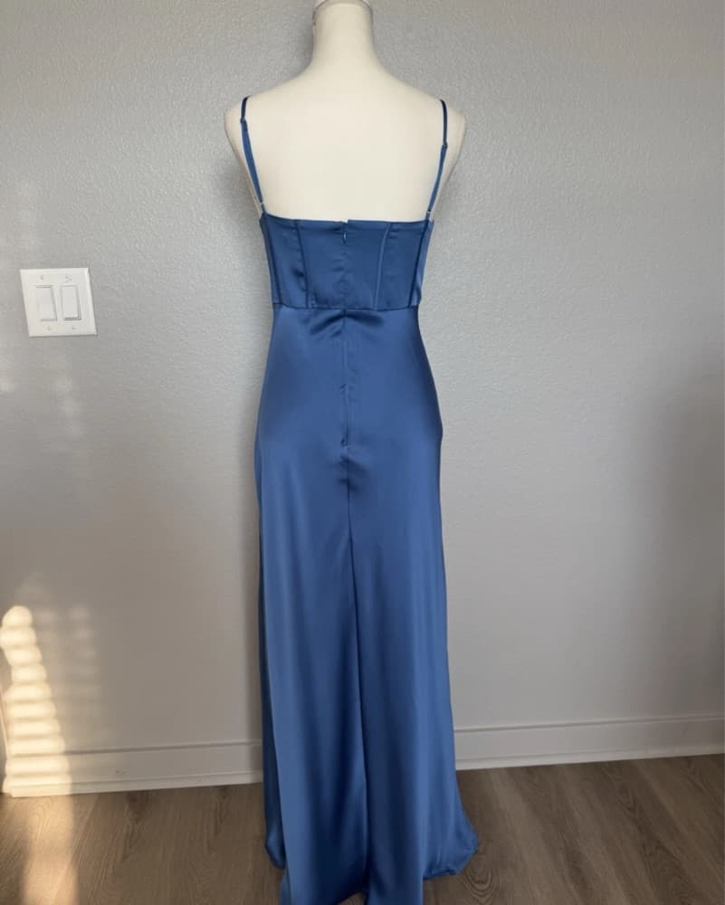 ASTR The Label Cannes Dress Blue Bustier - Image 5