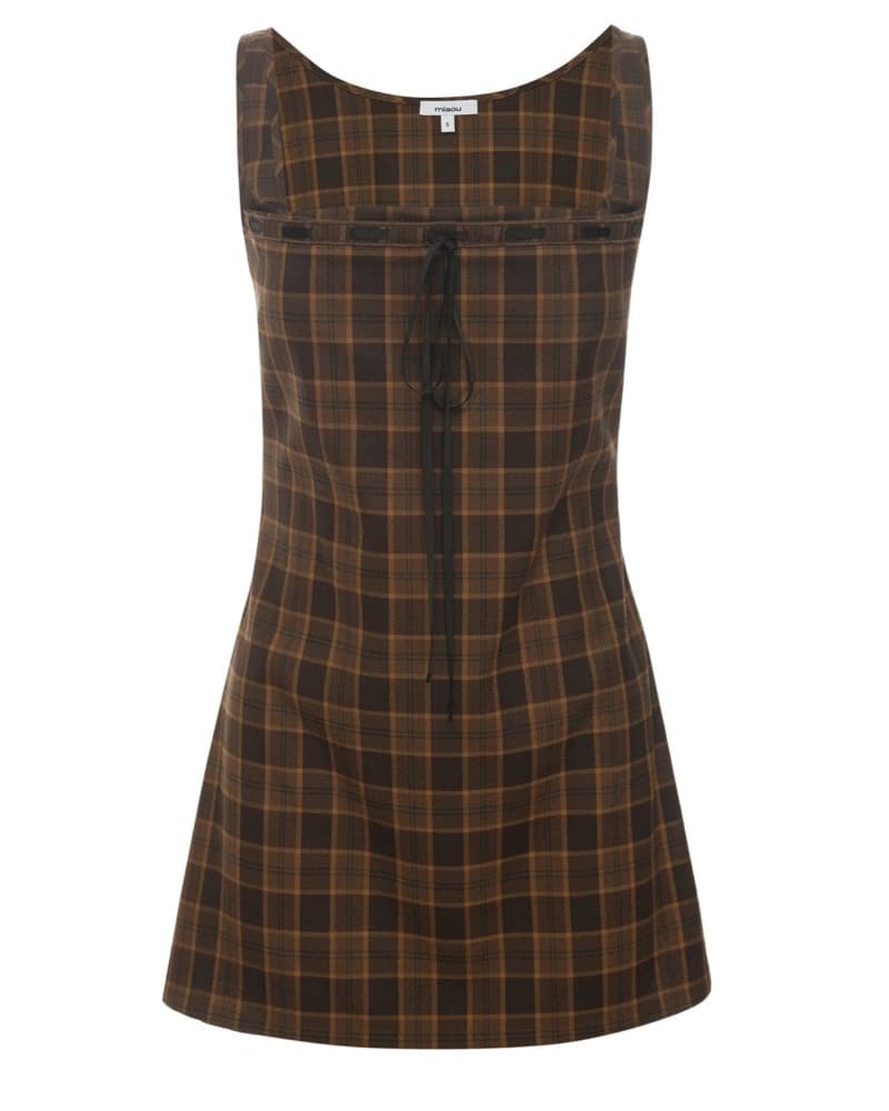 MIAOU Plaid Dress - Image 1