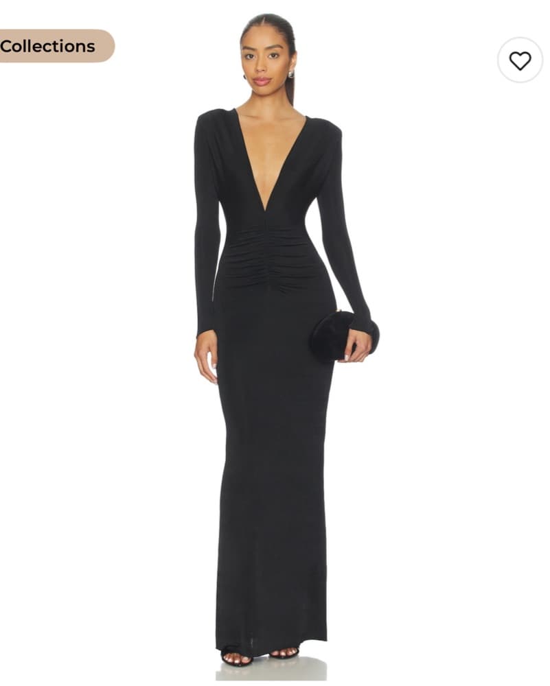 Seroya Ebony Dress in Black - Image 2
