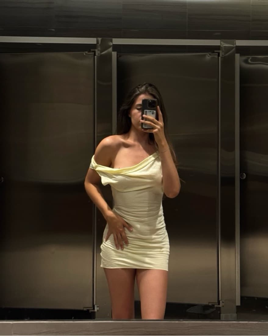 Lioness Yellow Mini Dress - Image 1