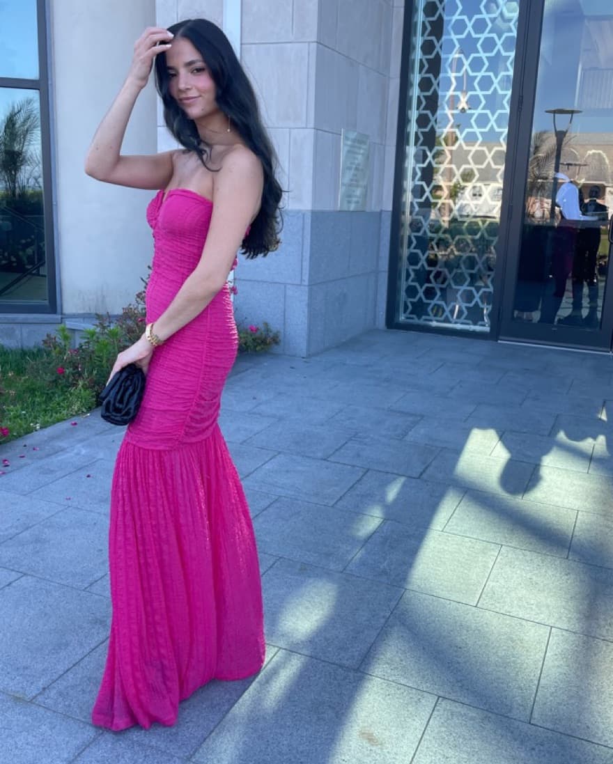 Pink Ganni Maxi Dress  - Image 3