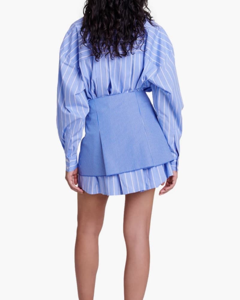 Maje - Blue Striped Dress - Image 2