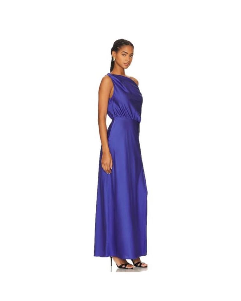 ASTR X Revolve One-Shoulder Cobalt Dress - Image 2