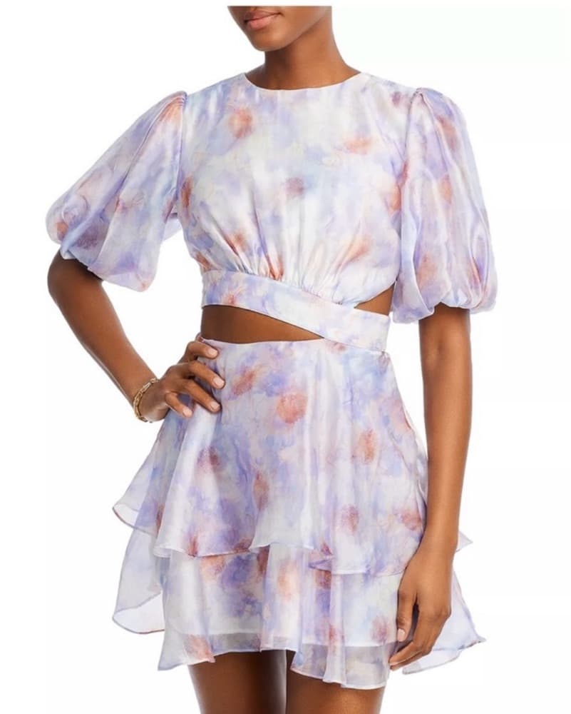 Bardot Mini Dress - Image 1