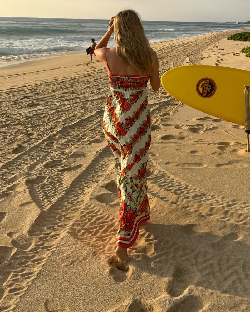Alemais Orange Tropical Maxi  - Image 3