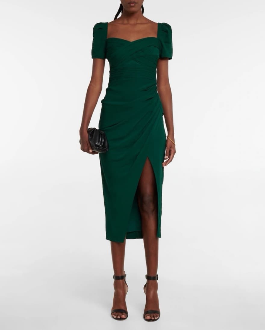 Self Portrait Iris Puff Sleeve Dress - Image 1