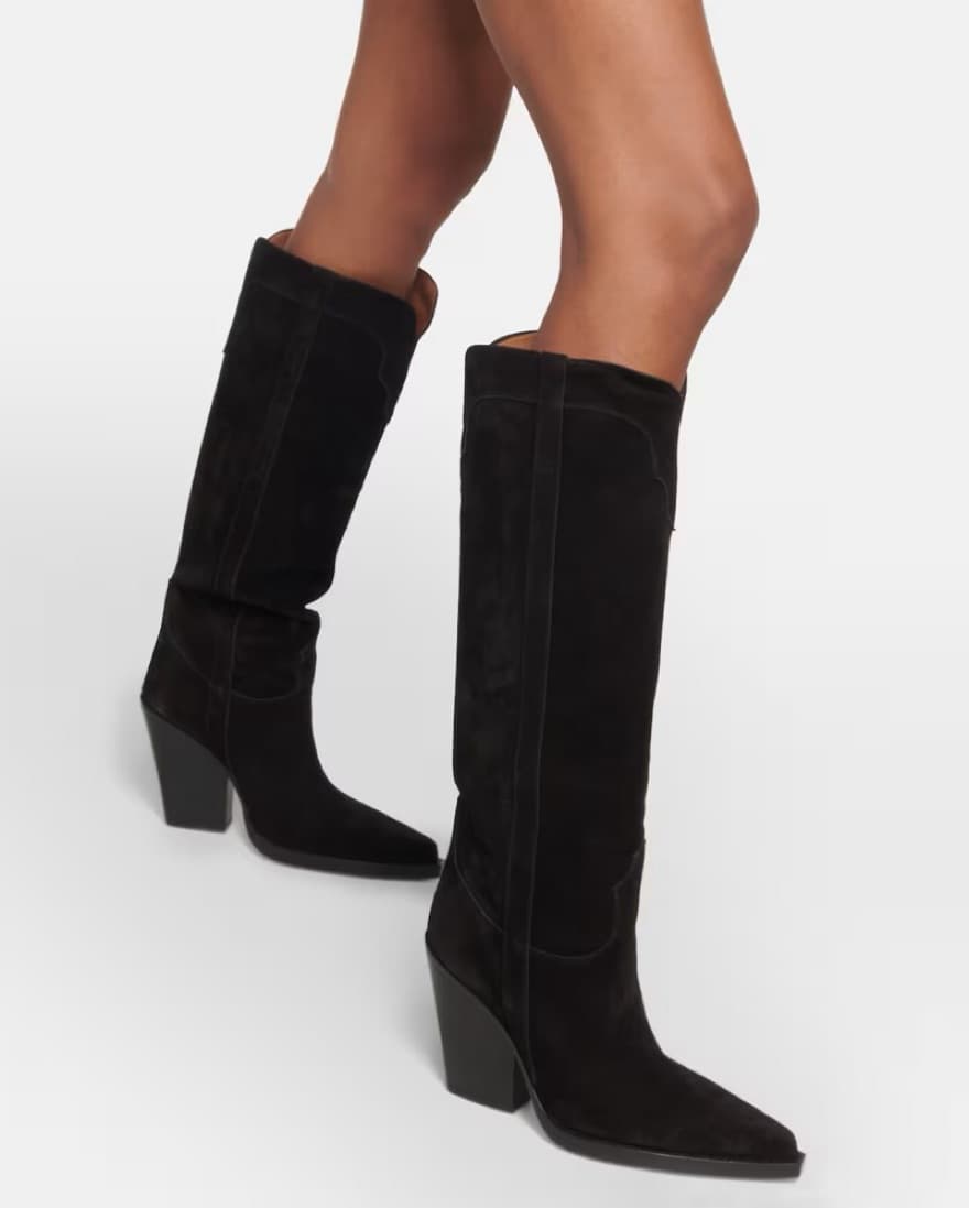 Paris Texas El Dorado Suede Cowboy Boots - Image 2