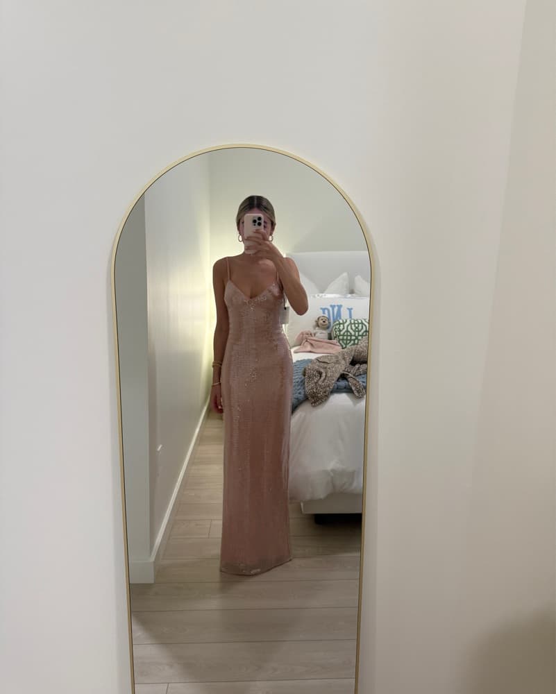 Superdown Alba Maxi Dress in Blush - Image 4
