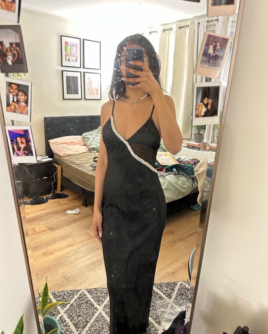 Black Maxi Dress - Image 1