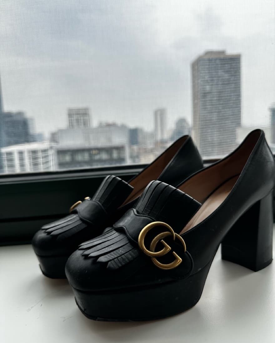 Gucci leather Pumps Size 6.5-7   - Image 1