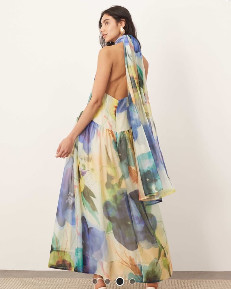 ARRANGE Halterneck Maxi Dress  - Image 3