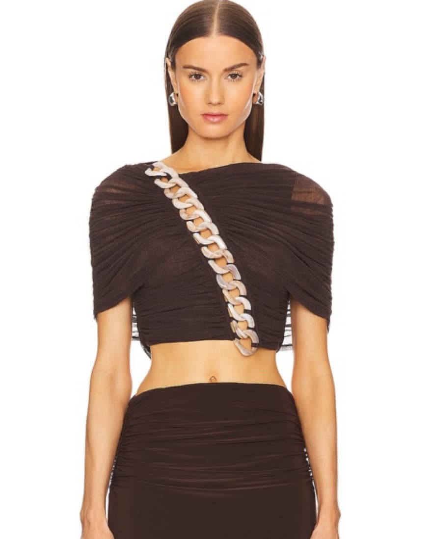 L'Academie Brown Top  - Image 1