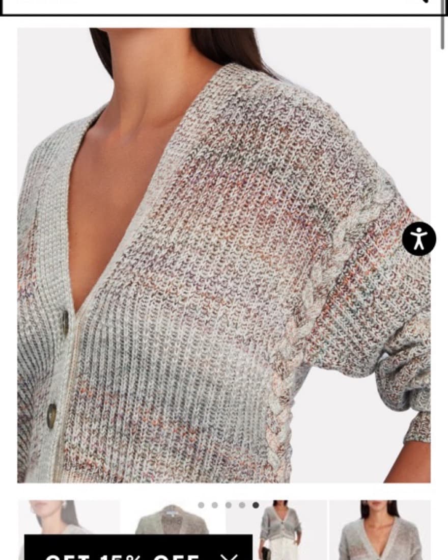 NWT Intermix Sweater Cardigan - Image 4