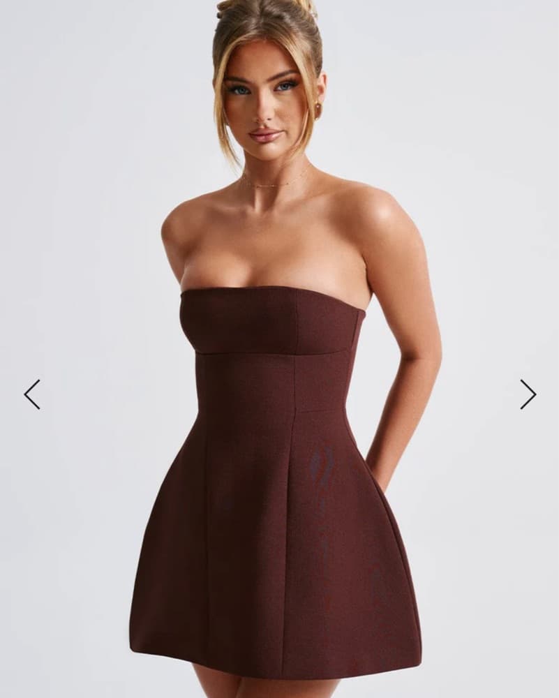 Brown Mini Dress  - Image 2